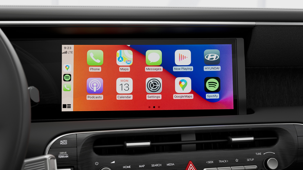Tablero digital y sistema E-Shift por botón de la Palisade Híbrida 2026