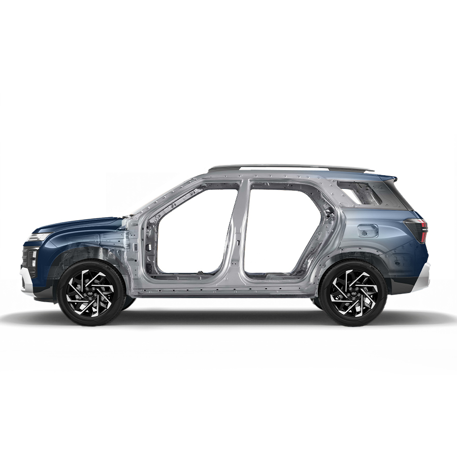 elementos de seguridad estructura de acero SUV
