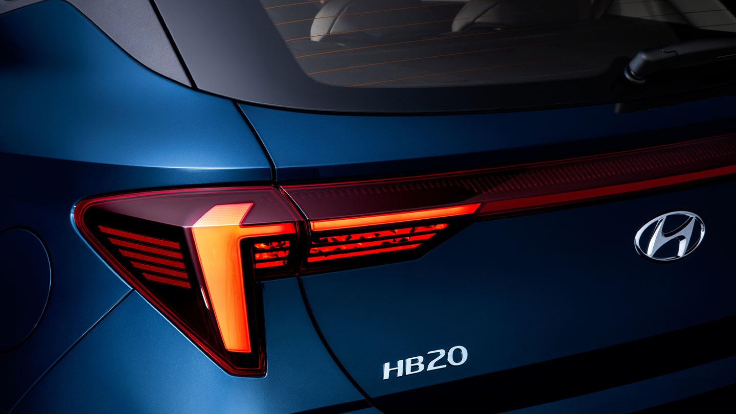 Luces traseras LED en Hyundai HB20 Hatchback