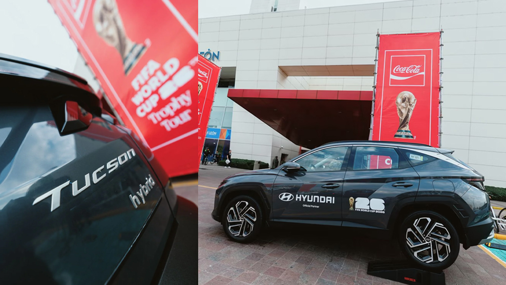 Hyundai convoy del Trophy Tour FIFA