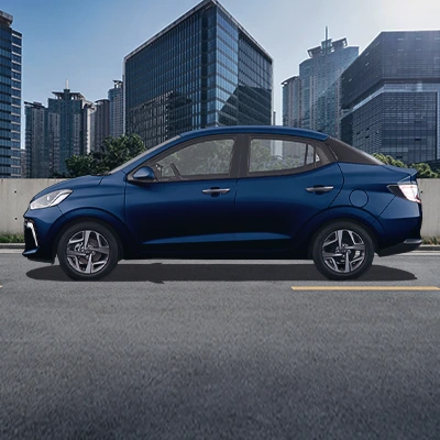 Hyundai Grand i10 Sedán color azul
