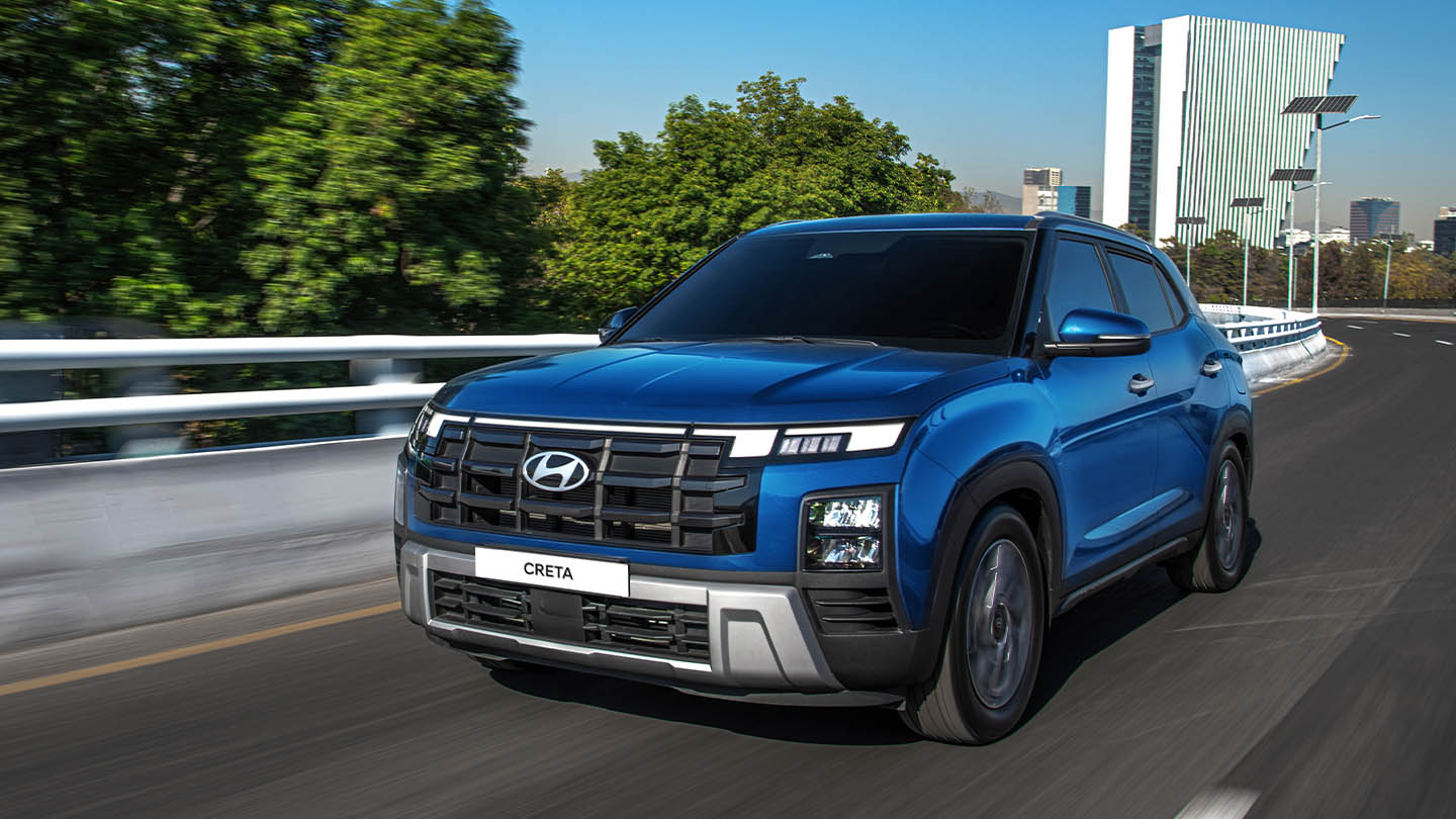Hyundai Creta 2027 transitando por la ciudad
