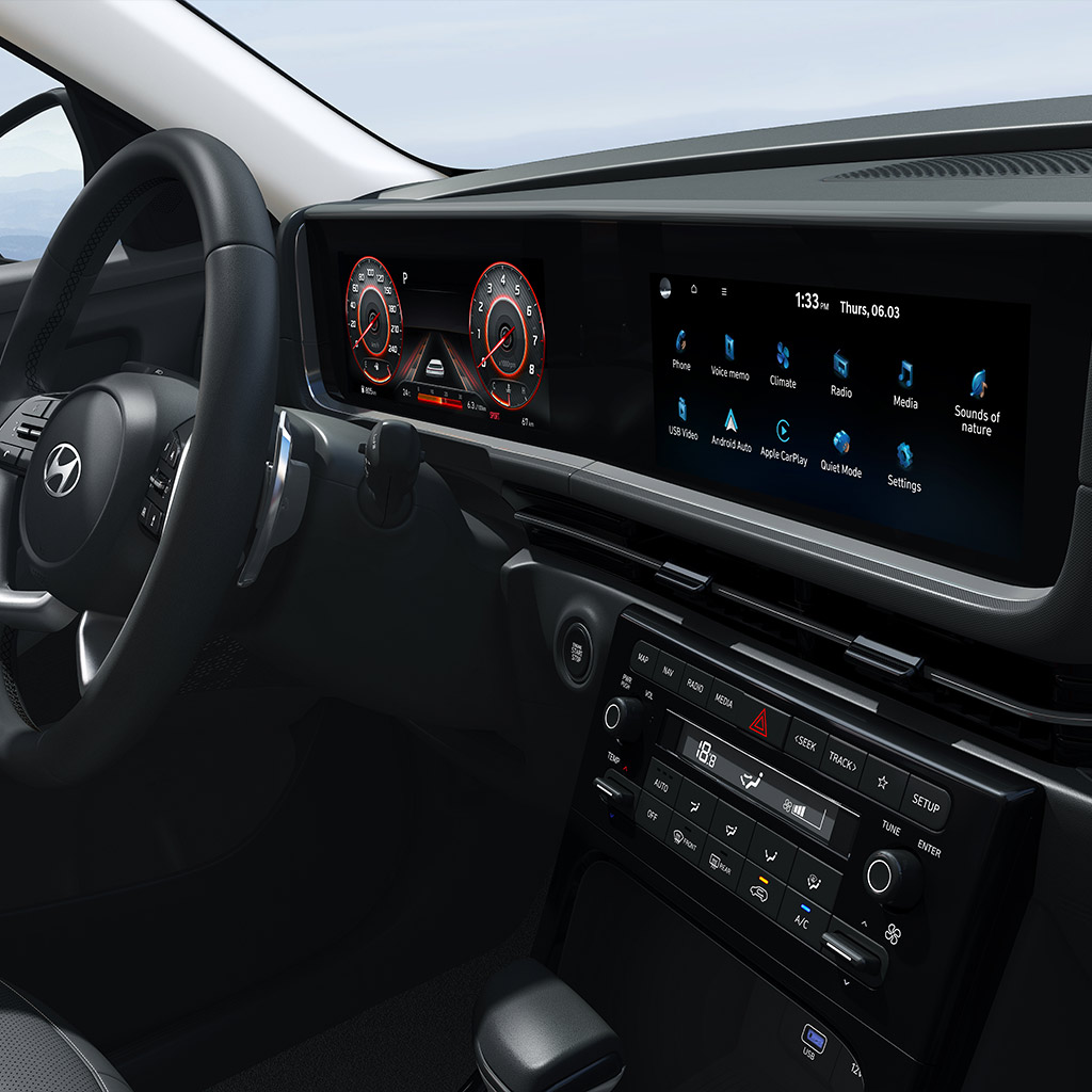 Interior Creta 2026 con pantalla integrada