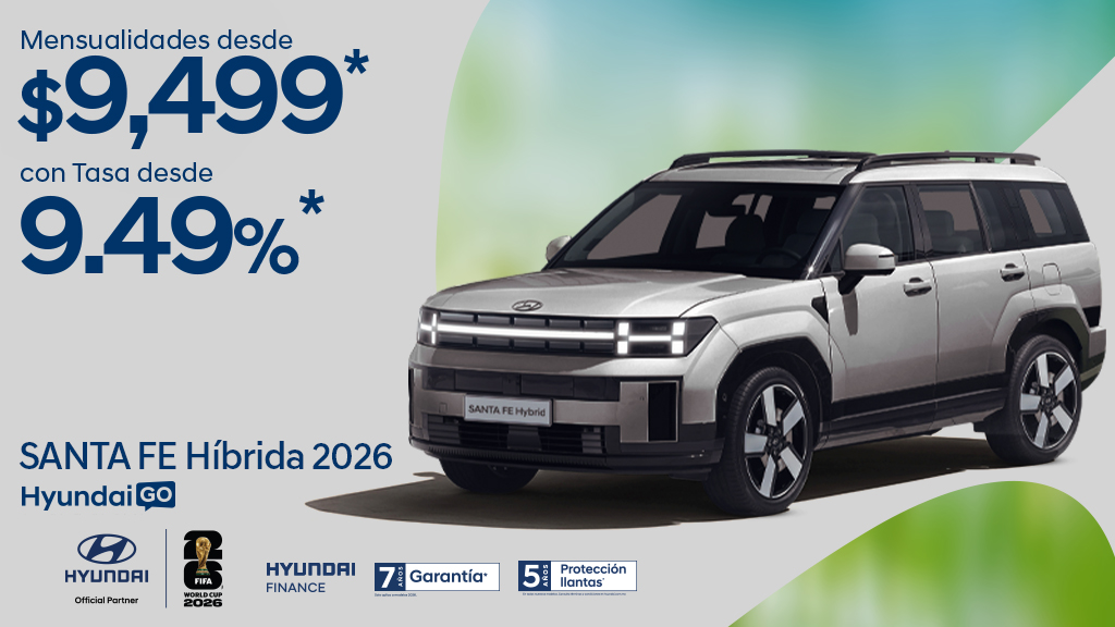 Hyundai Go santa fe hibrida 2026 abril