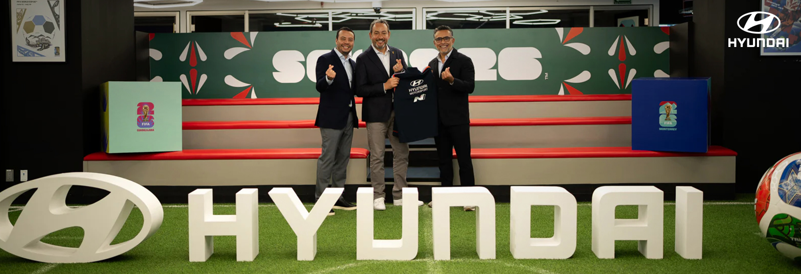 Hyundai Motor de México será aliado clave de movilidad para la Copa Mundial de la FIFA 2026™ con más de 160 unidades entregadas