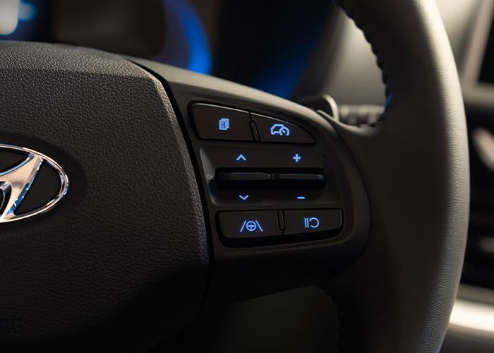 Controles de audio al volante en Hyundai HB20