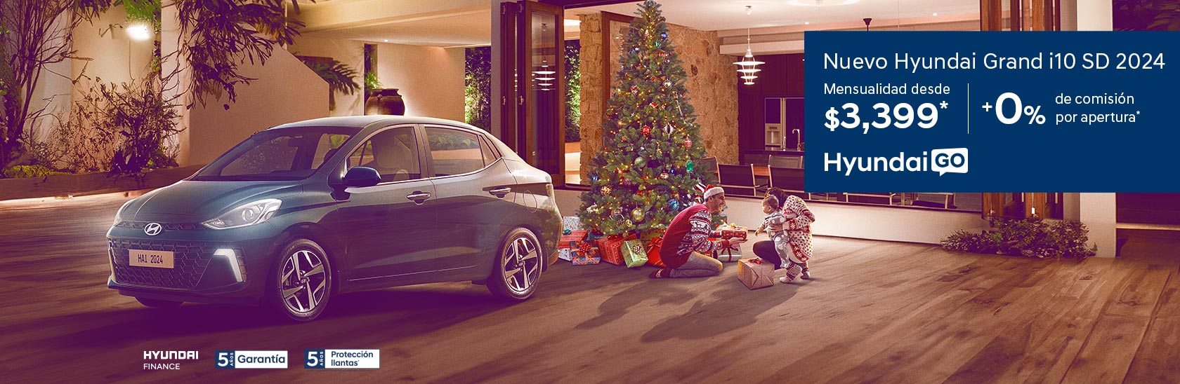Promoción Grand I10 SD con Hyundai Go Diciembre 2023