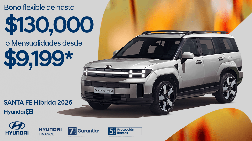 Hyundai Go santa fe hibrida 2026