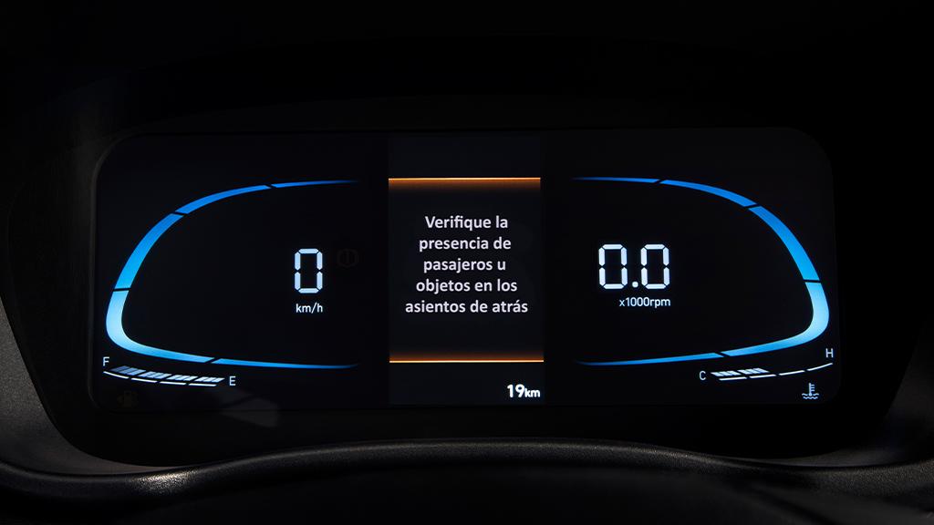 Clúster de supervisión en Hyundai HB20