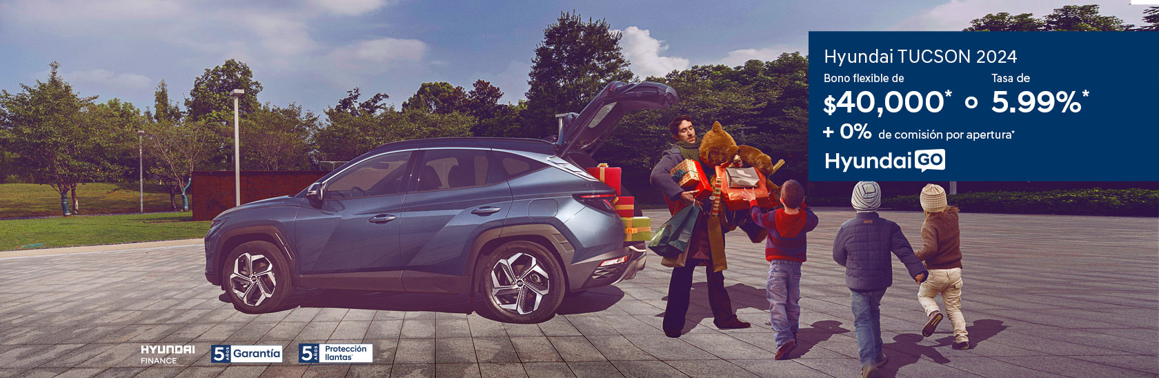 Tucson 2024 promoción de Hyundai Go diciembre 2023