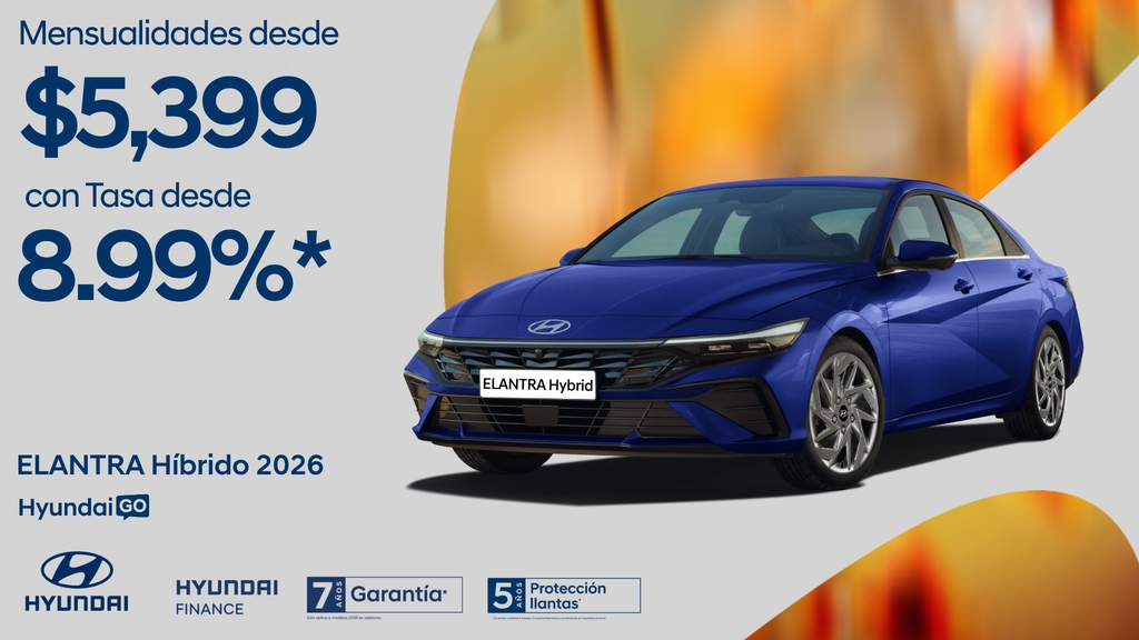 Promoción de Hyundai Go Elantra Híbrido Septiembre 2026