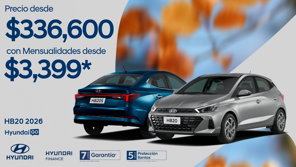 Promoción de Hyundai Go HB20 2026 Septiembre