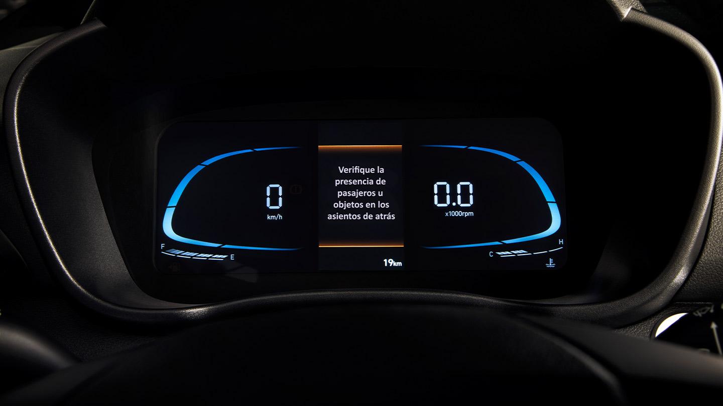 Clúster de supervisión de 4.2 pulgadas en Hyundai HB20