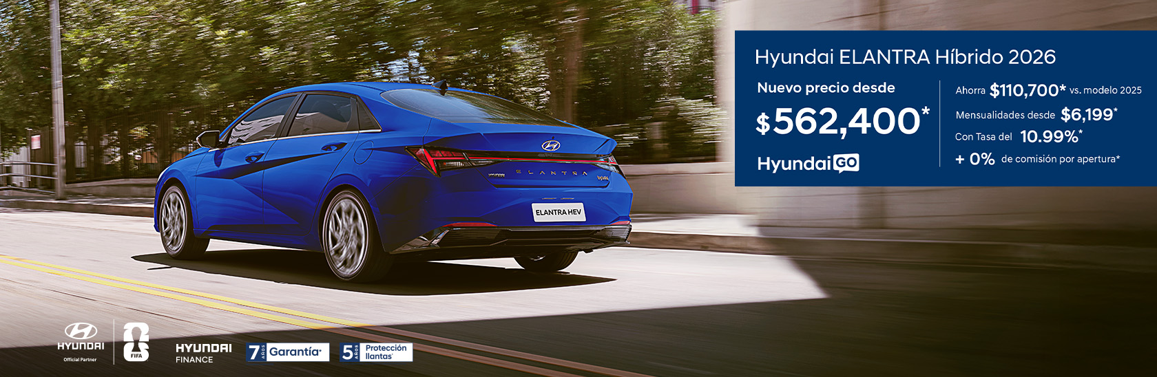 Promoción Elantra Híbrido 2025 julio Hyundai Go
