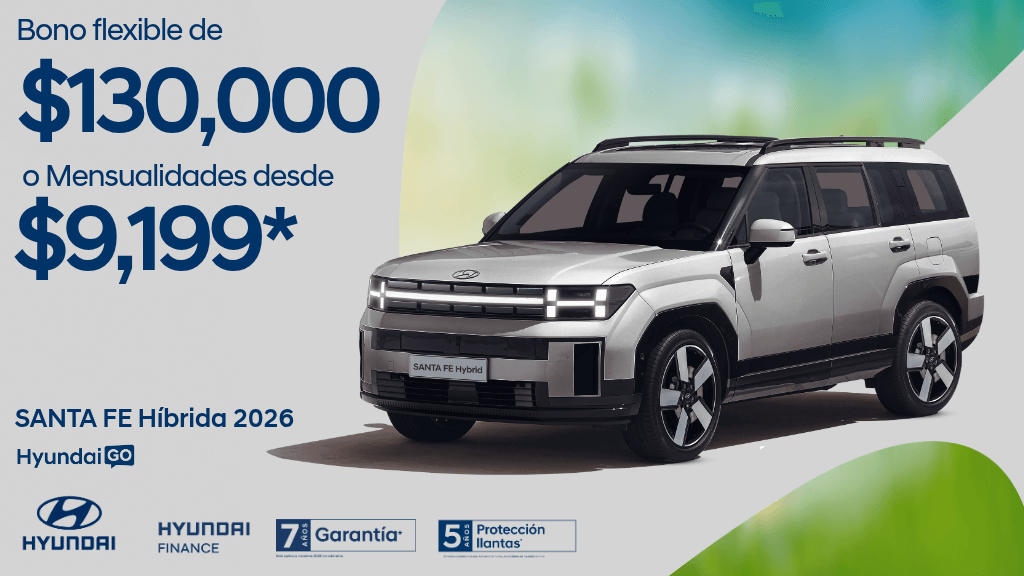 Hyundai Go santa fe hibrida 2026 agosto