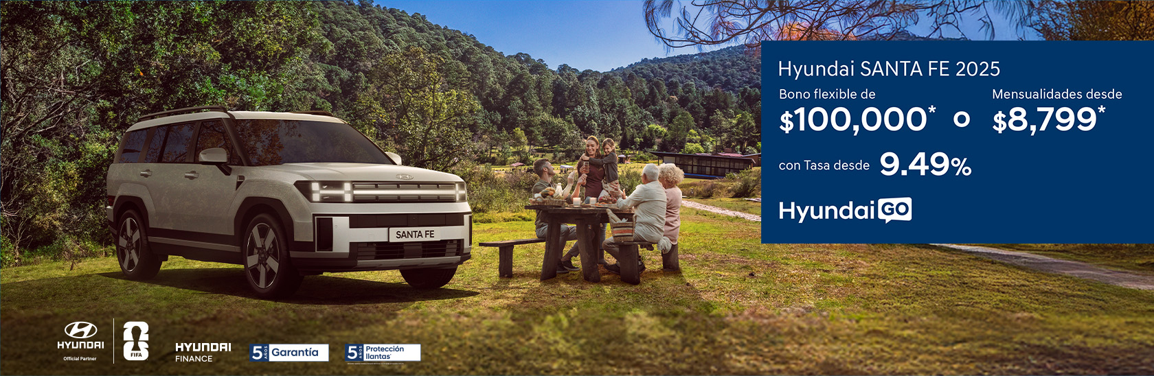 Oferta Santa Fe 2025 octubre Hyundai Go