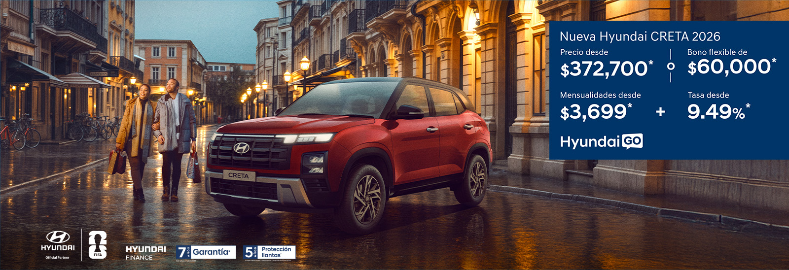 Creta 2026 promoción diciembre hyundai go