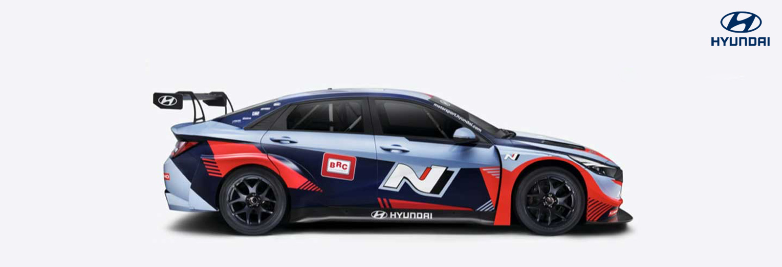 Auto de Hyundai Motor Sport para equipo Hyundai TCR