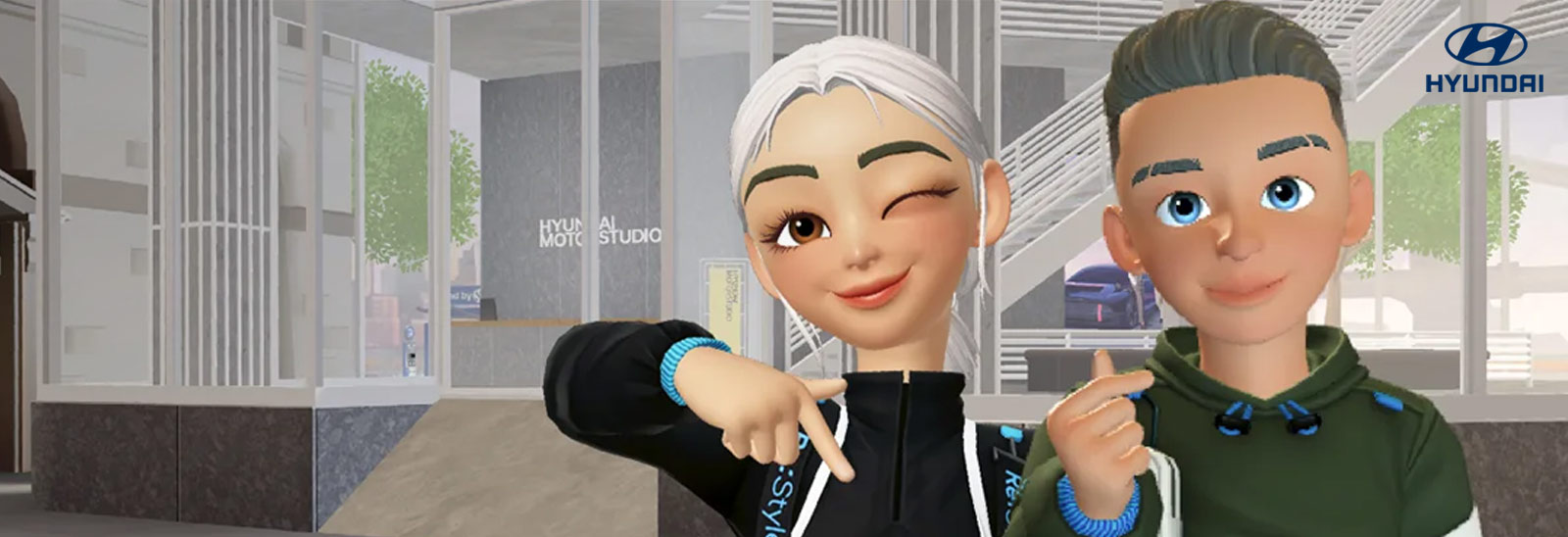 Personajes virtuales de Hyundai Motorstudio en la plataforma ZEPETO