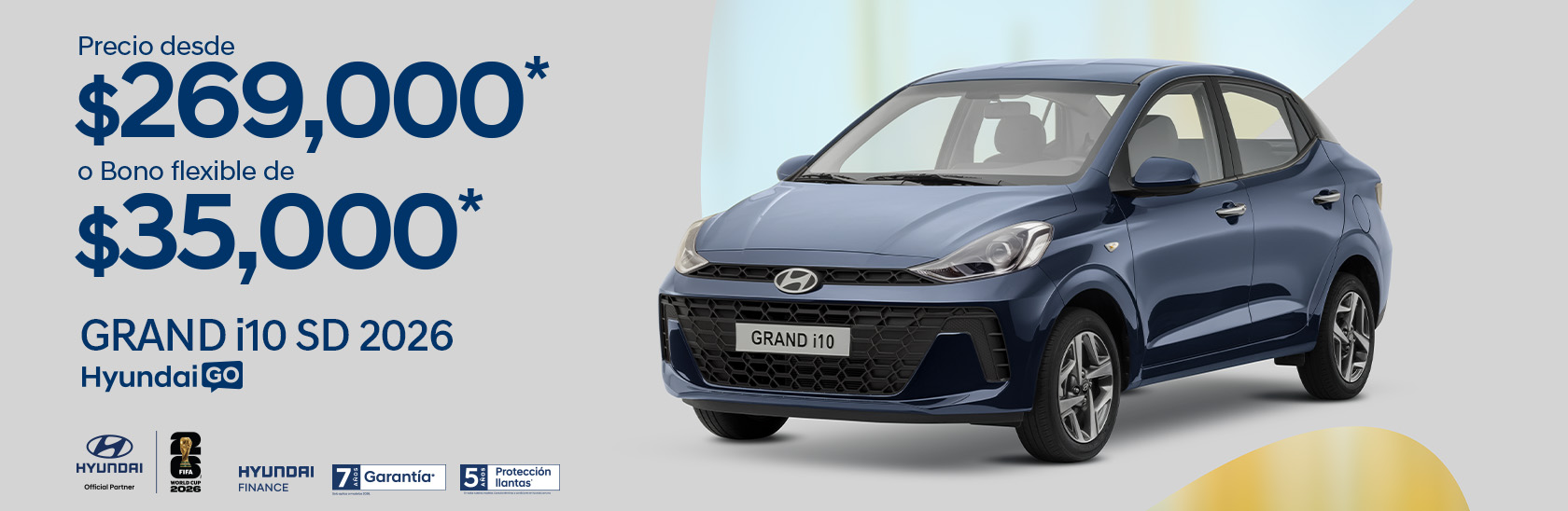 Promoción Grand I10 SD con Hyundai Go febrero 2025