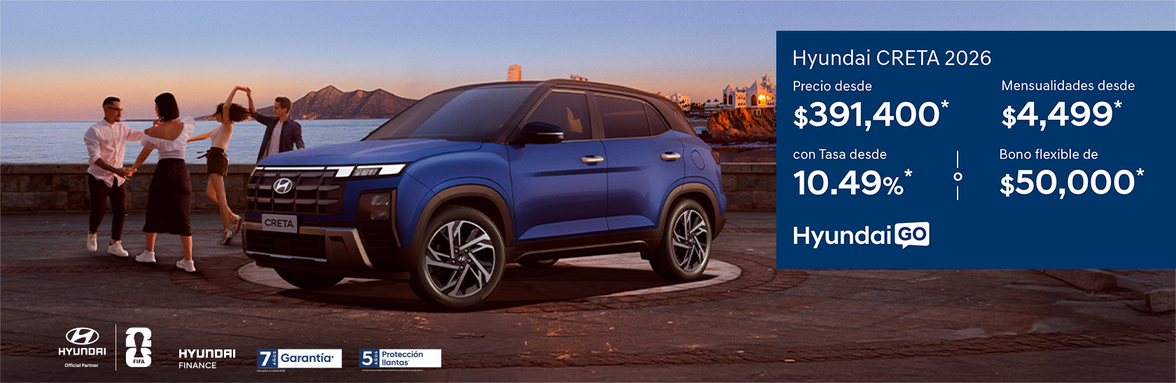 Creta 2026 promoción febrero 2026  hyundai go