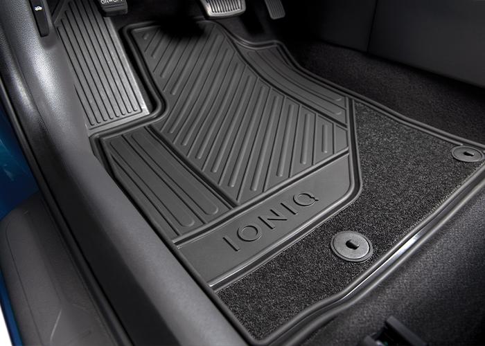 Tapete de uso rudo color negro para Hyundai Ioniq