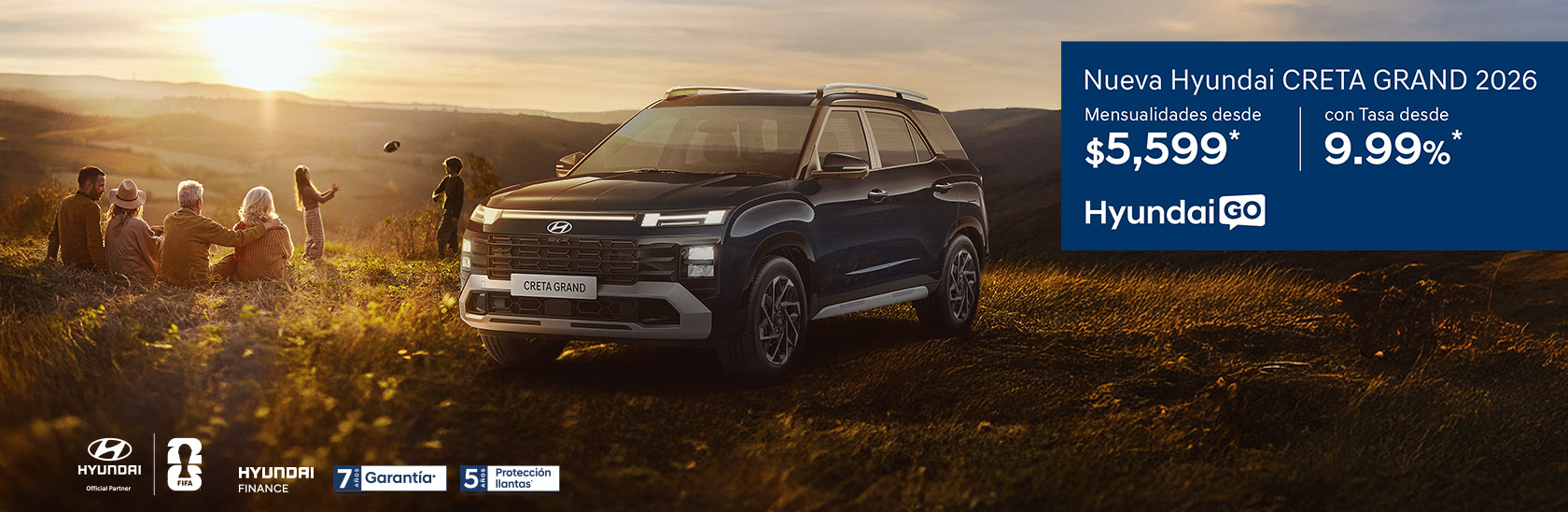 Creta Grand oferta agosto 2025 con Hyundai Go