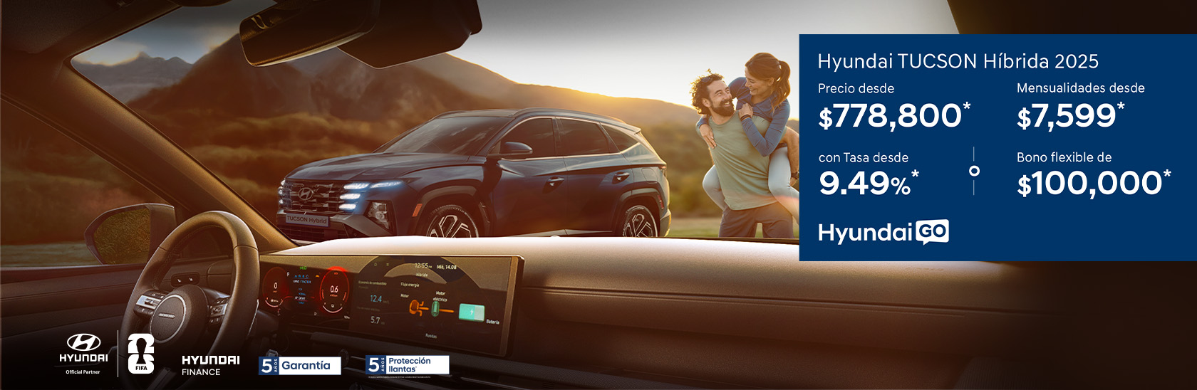 Promoción Tucson Híbrida 2025 Hyundai Go febrero 2026