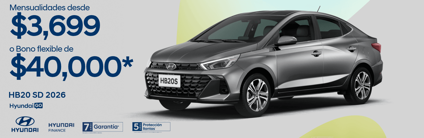 Promoción HB20 SD agosto con Hyundai Go