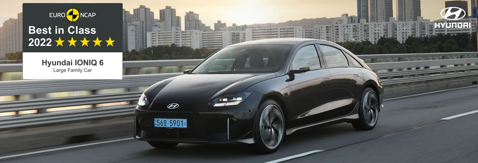 Ioniq 6 color negro