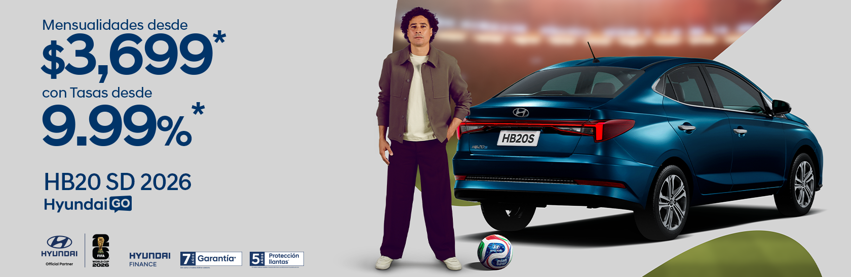 Promoción HB20 SD julio con Hyundai Go