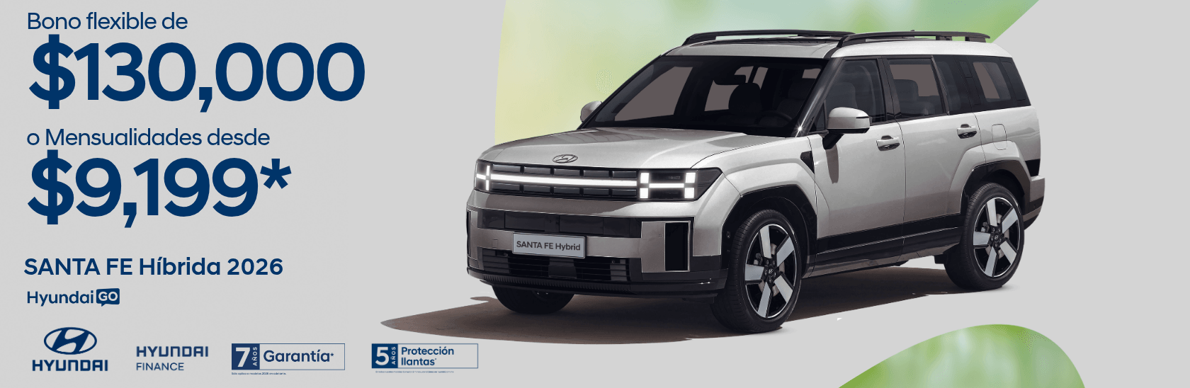 Promoción Santa Fe Híbrida 2025 Hyundai Go agosto 2026