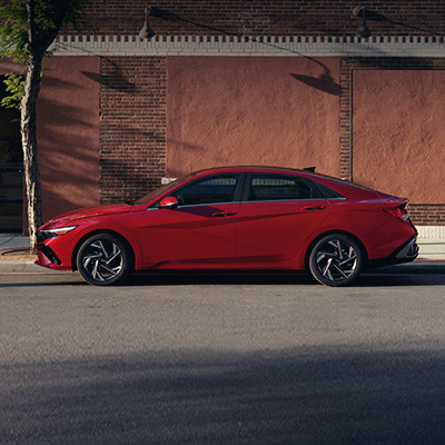 Hyundai Elantra color rojo