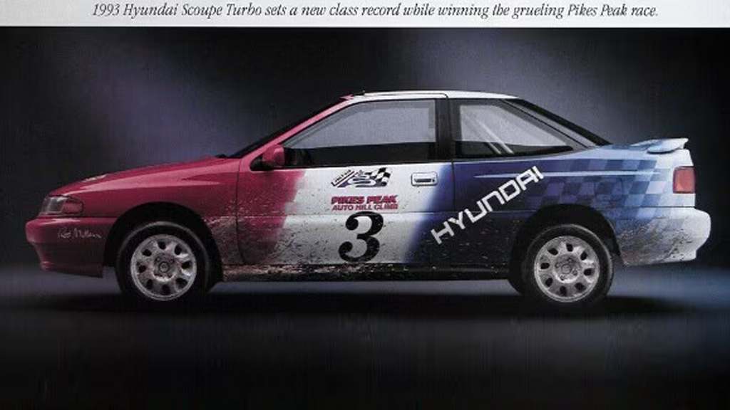 Hyundai Scoupe equipado con el nuevo motor turboalimentado