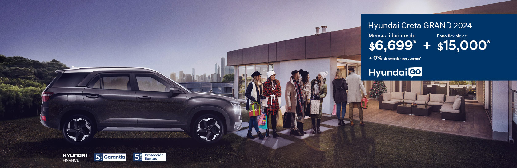 Creta Grand oferta diciembre 2023 con Hyundai Go