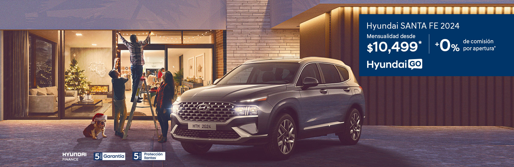 Oferta Santa Fe 2023 Diciembre Hyundai Go