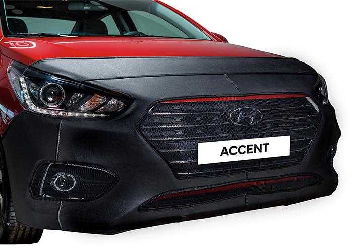 Antifaz color negro para Hyundai Accent