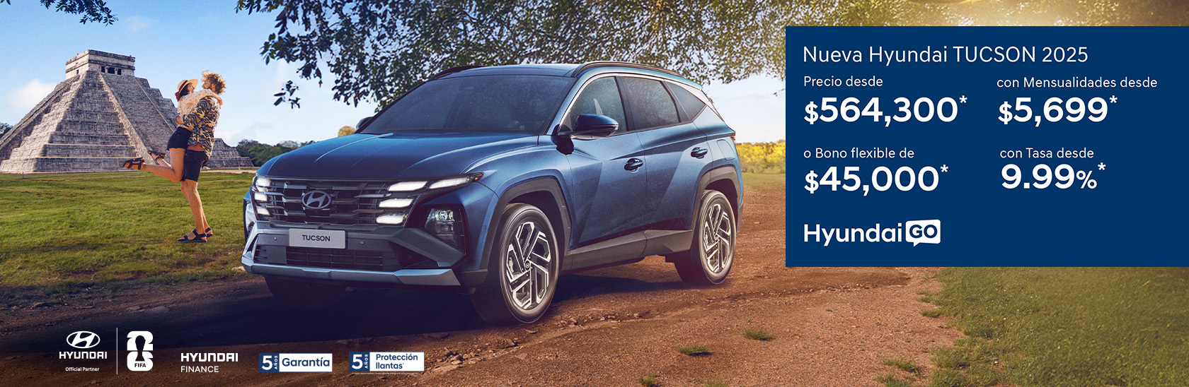 Promoción Tucson 2025 Hyundai Go septiembre